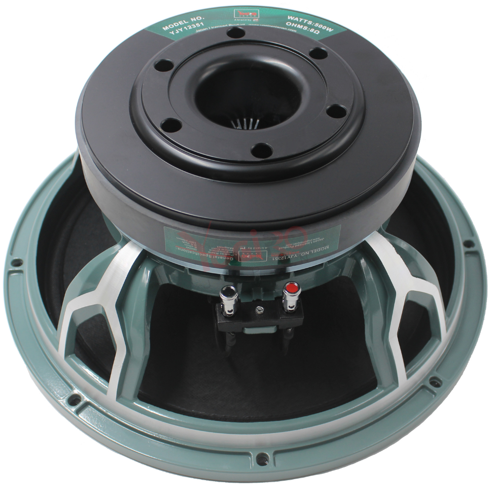 Ferrite DJ Speaker 12 Inch 500 Watt Model YJY12351